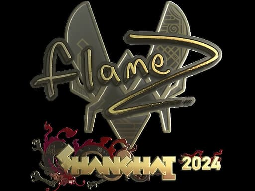 Sticker | FlameZ (Gold) | Shanghai 2024