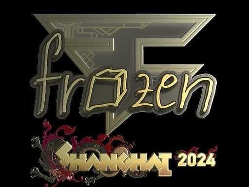 Sticker | frozen (Gold) | Shanghai 2024