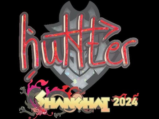 Sticker | huNter- (Glitter) | Shanghai 2024