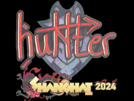 Sticker | huNter- (Holo) | Shanghai 2024