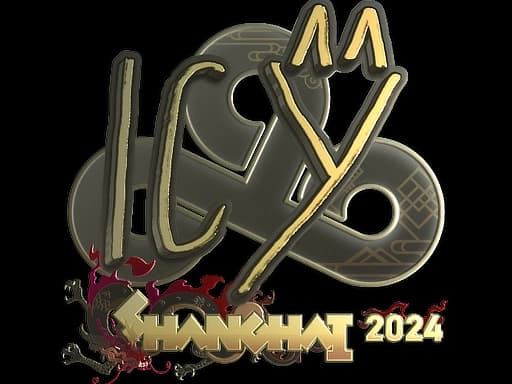 Sticker | ICY (Gold) | Shanghai 2024