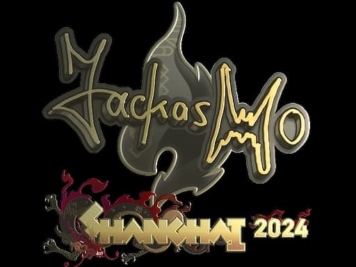 Sticker | jackasmo (Gold) | Shanghai 2024