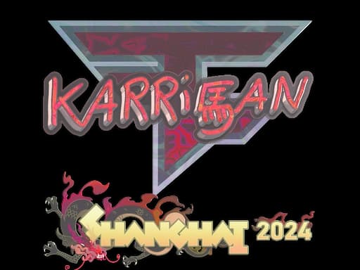 Sticker | karrigan (Holo) | Shanghai 2024