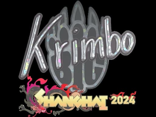 Sticker | Krimbo (Glitter) | Shanghai 2024