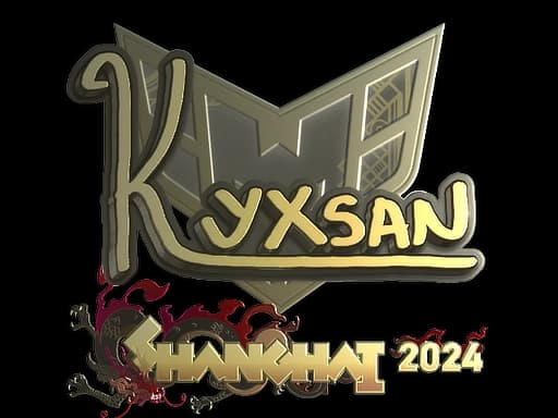 Sticker | kyxsan (Gold) | Shanghai 2024