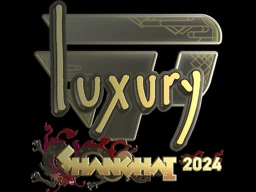 Sticker | lux (Gold) | Shanghai 2024