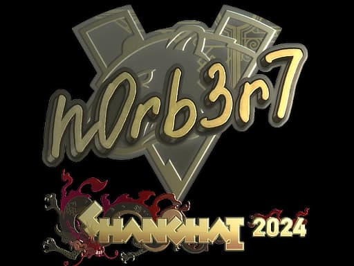 Sticker | n0rb3r7 (Gold) | Shanghai 2024