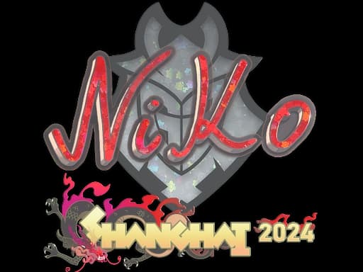 Sticker | NiKo (Glitter) | Shanghai 2024