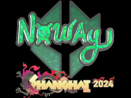 Sticker | noway (Glitter) | Shanghai 2024