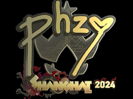 Sticker | phzy (Gold) | Shanghai 2024