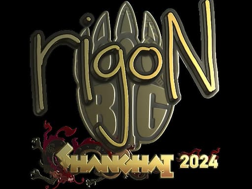 Sticker | rigoN (Gold) | Shanghai 2024