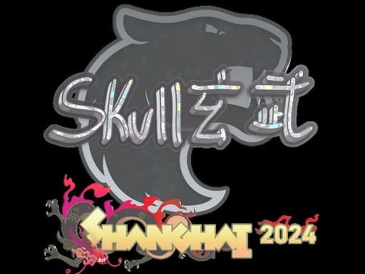 Sticker | skullz (Glitter) | Shanghai 2024