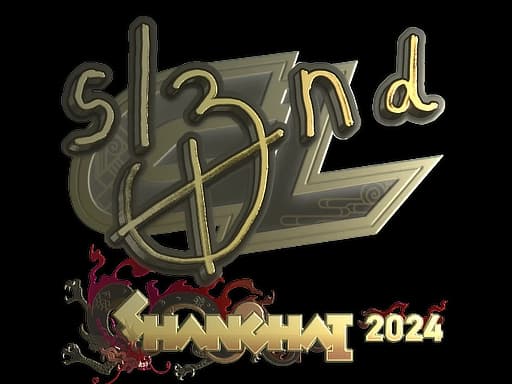 Sticker | sl3nd (Gold) | Shanghai 2024