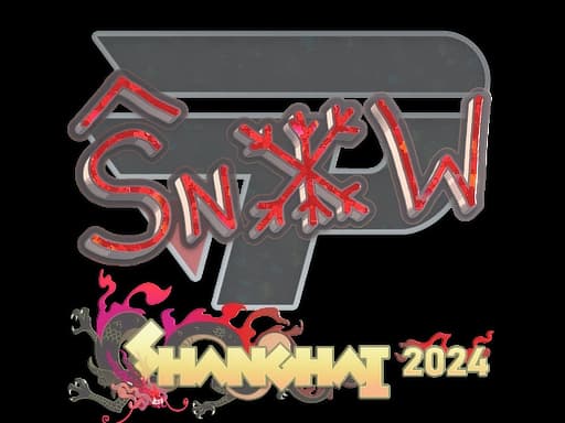 Sticker | snow (Glitter) | Shanghai 2024