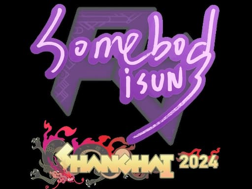 Sticker | somebody | Shanghai 2024