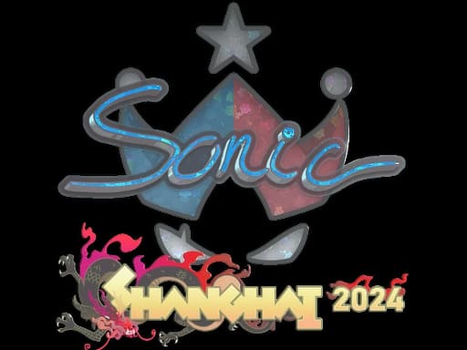 Sticker | Sonic (Glitter) | Shanghai 2024