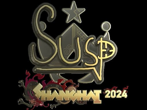 Sticker | susp (Gold) | Shanghai 2024