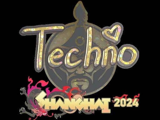 Sticker | Techno4K (Glitter) | Shanghai 2024