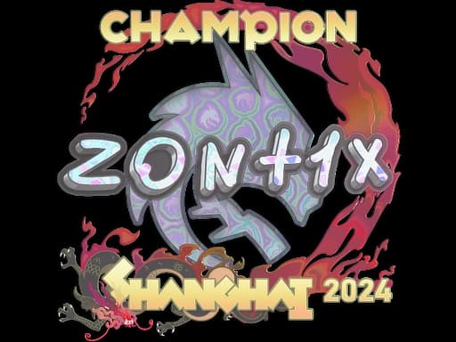 Sticker | zont1x (Holo, Champion) | Shanghai 2024