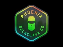 Sticker | Phoenix Balaclava Co. (Holo)