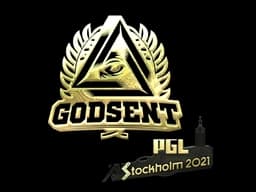 Sticker | GODSENT (Gold) | Stockholm 2021