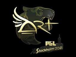 Sticker | arT (Gold) | Stockholm 2021