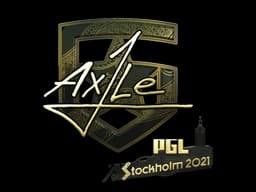 Sticker | Ax1Le (Gold) | Stockholm 2021