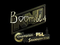 Sticker | Boombl4 (Gold) | Stockholm 2021