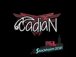 Sticker | cadiaN | Stockholm 2021