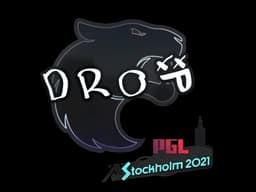 Sticker | drop | Stockholm 2021