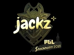 Sticker | JACKZ (Gold) | Stockholm 2021