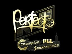 Sticker | Perfecto (Gold) | Stockholm 2021