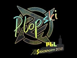 Sticker | Plopski (Holo) | Stockholm 2021