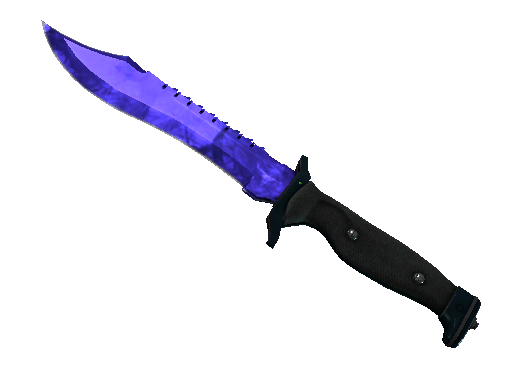 Bowie Knife Doppler Sapphire